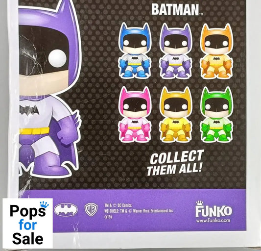 #01 Batman (Rainbow- Purple) - DC - Box Damaged Funko POP