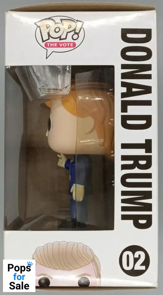 #02 Donald Trump - The Vote 2016 Road To The White House Box Damaged Funko POP