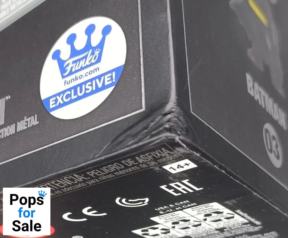 #03 Batman - DC - DieCast - Box Damaged Funko POP