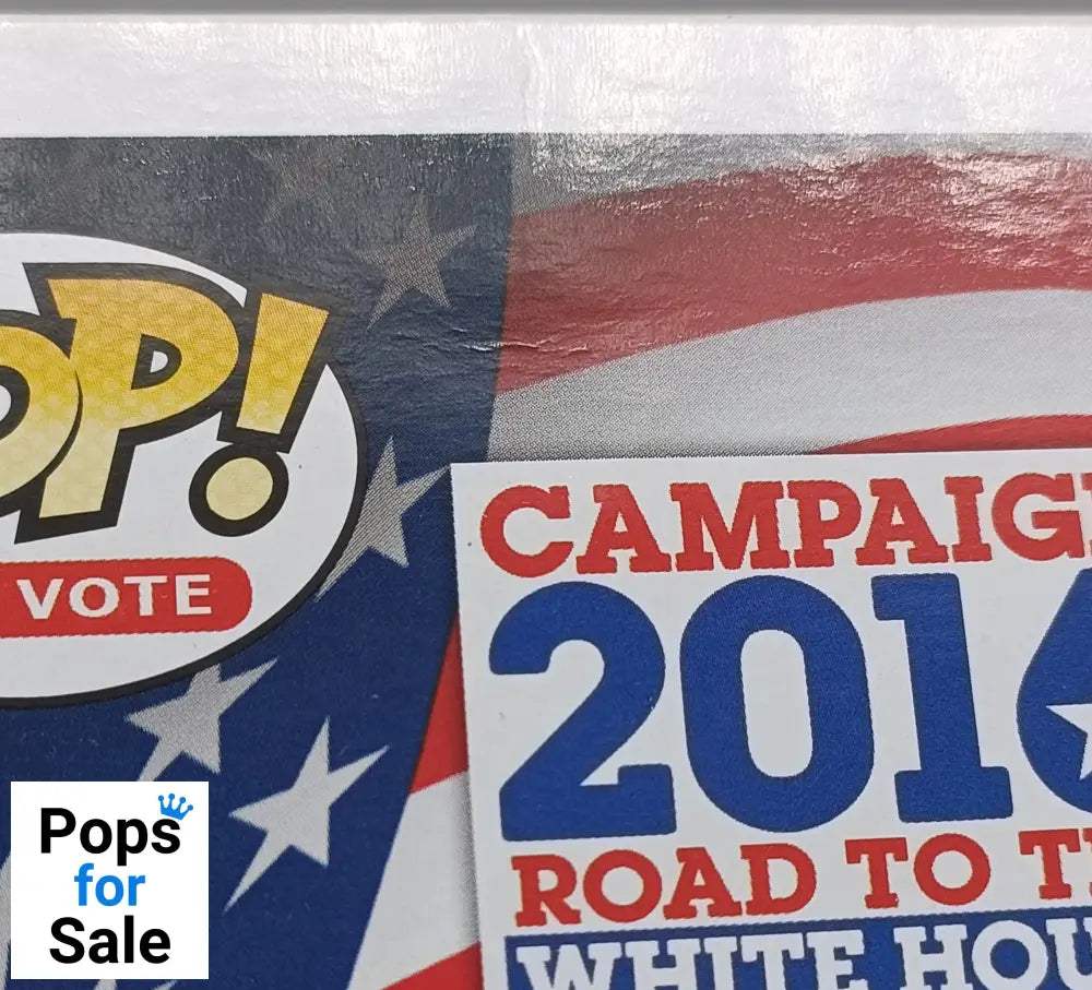 #03 Bernie Sanders - The Vote 2016 Road To The White House Box Damaged Funko POP
