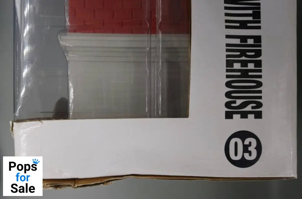#03 Dr. Peter Venkman with Firehouse Ghostbusters Box Damaged Funko POP