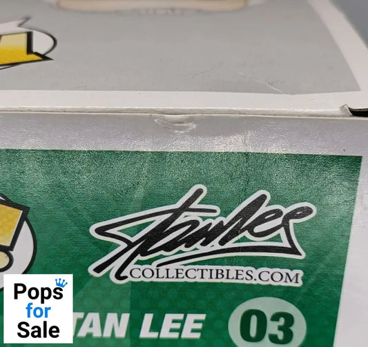 03 Stan Lee (Superhero- Red) - Stan Lee - Funko POP - Box Damaged