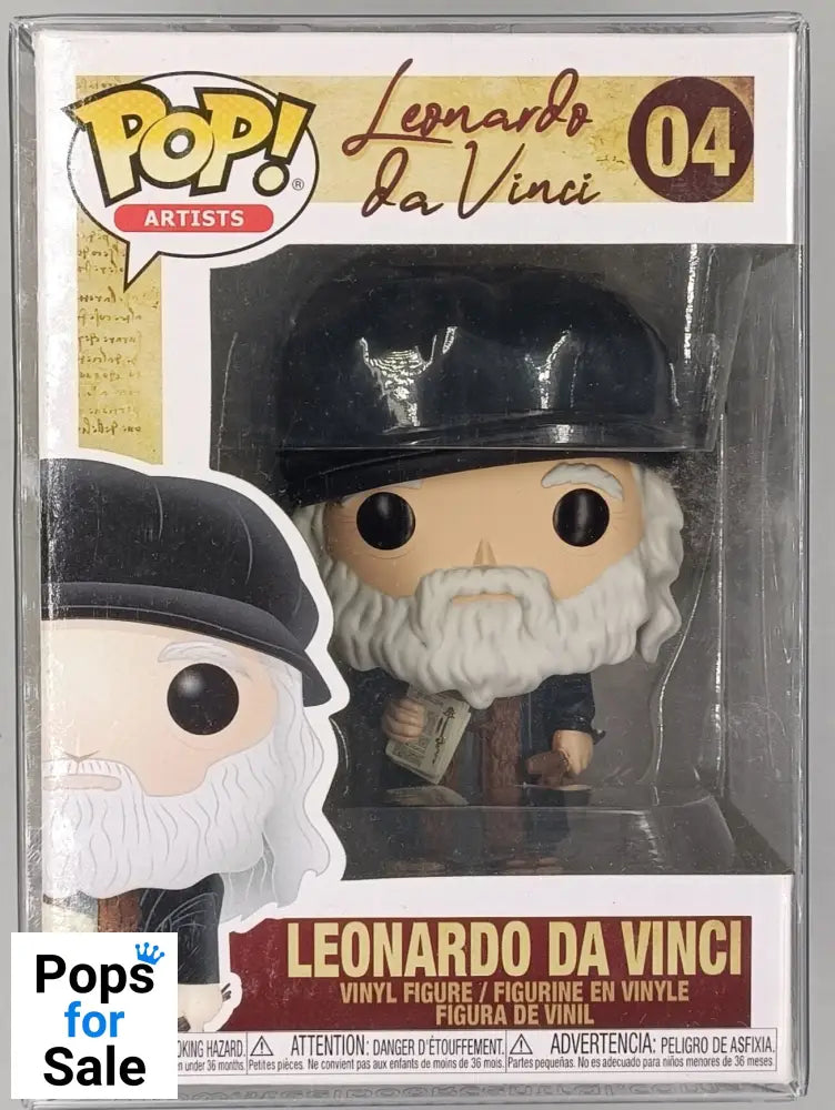 04 Leonardo da Vinci - Artists Funko POP