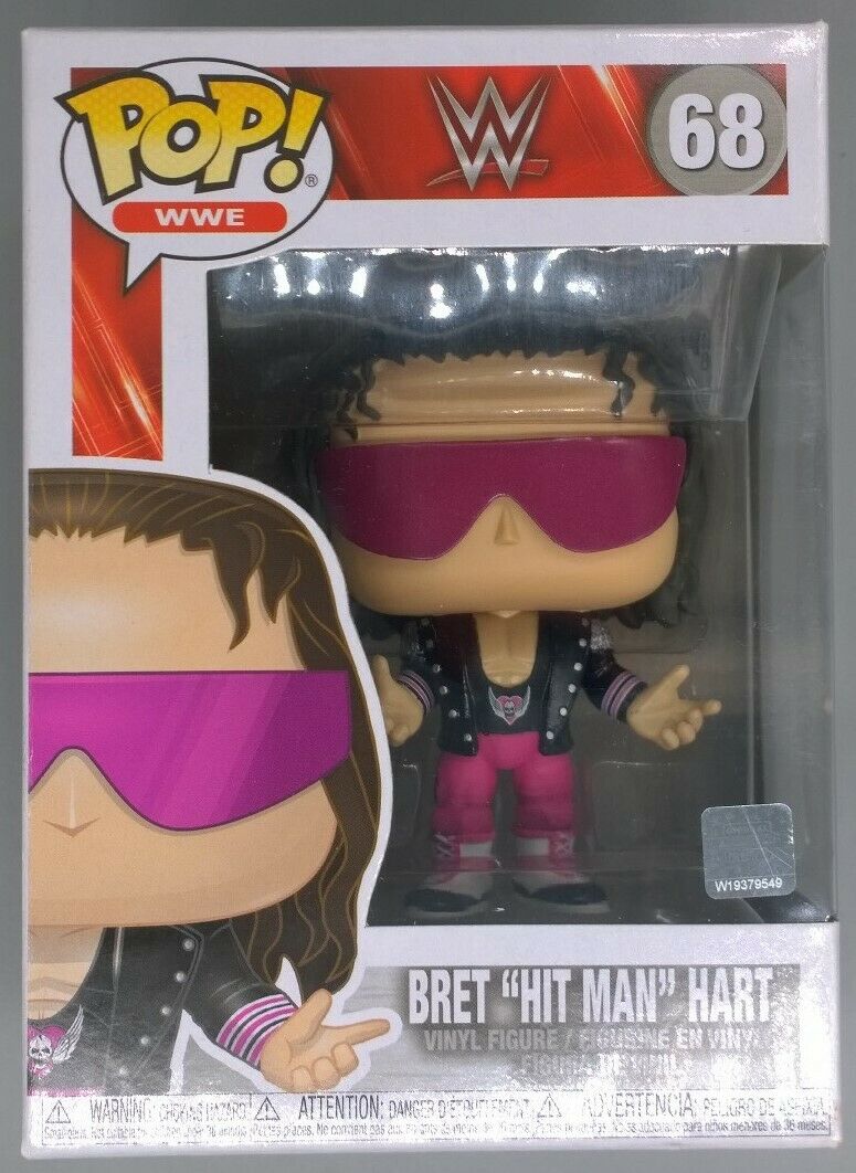 #68 Bret Hart (w/ Jacket) - WWE Funko POP