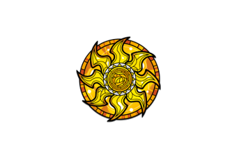 Pinfinity AR Pin: Stained Glass Plains - Magic the Gathering PMTG060 Pin