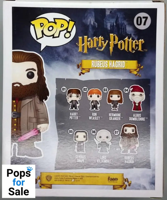 #07 Rubeus Hagrid - 6 Inch - Harry Potter - Box Damaged Funko POP