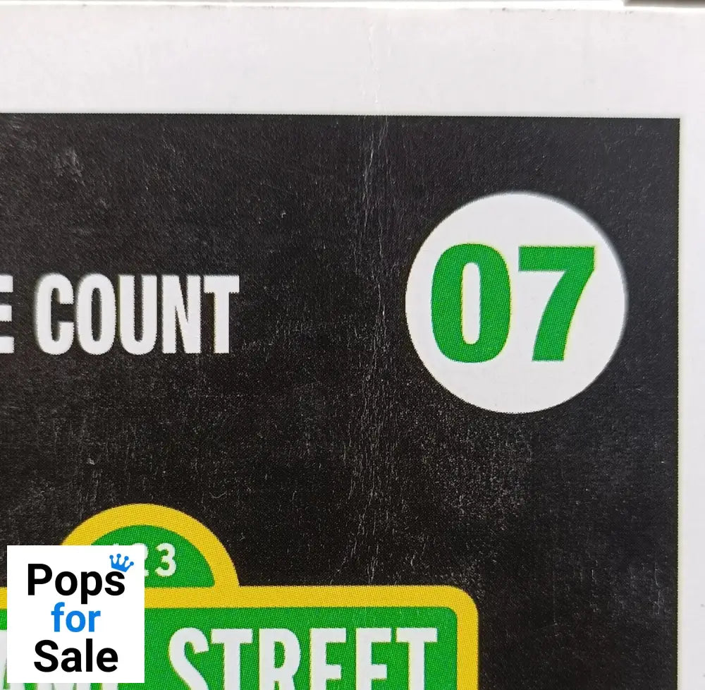 07 The Count - Sesame Street - Funko POP - Box Damaged
