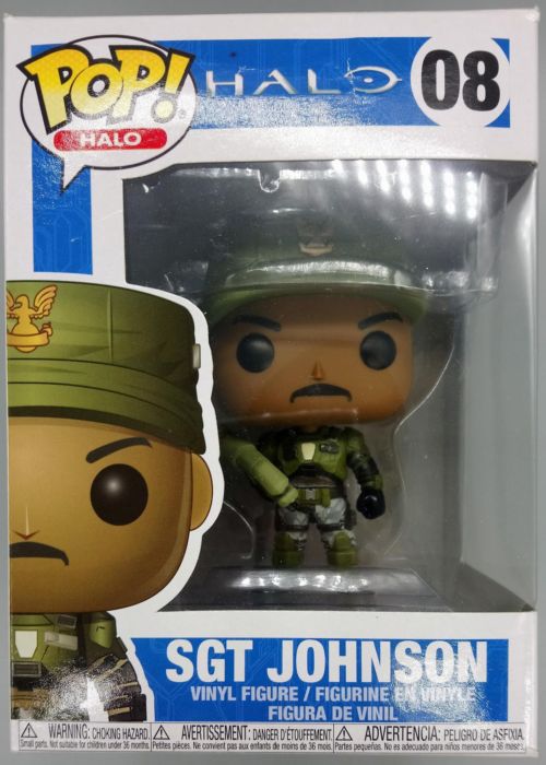 #08 Sgt Johnson - Halo Funko POP - PopsforSale.co.uk
