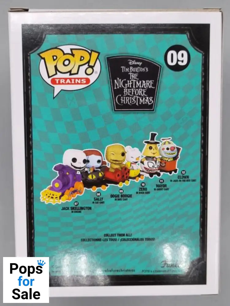 #09 Oogie Boogie in Dice Cart - Trains Disney The Night Before Christmas Funko POP