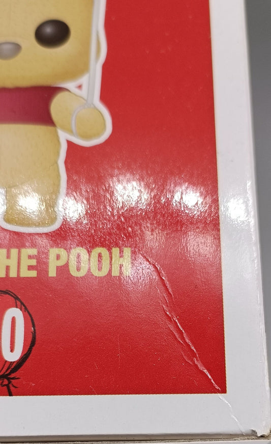 440 Winnie the Pooh (w/ Balloon) - Flocked - Disney - Funko POP - Box Damaged