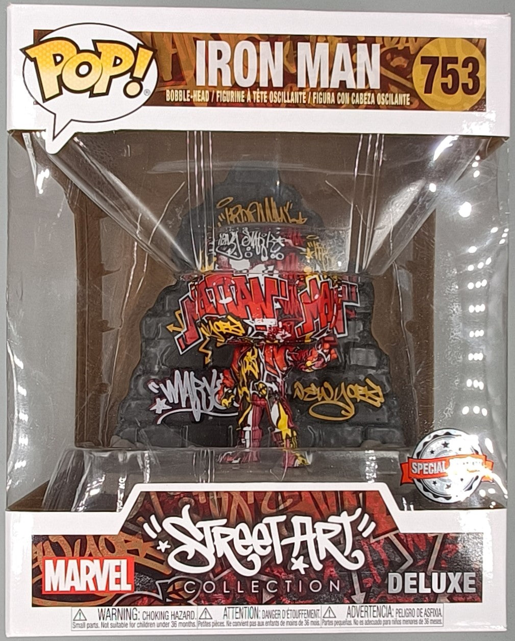 #753 Iron Man - Deluxe - Marvel Funko POP