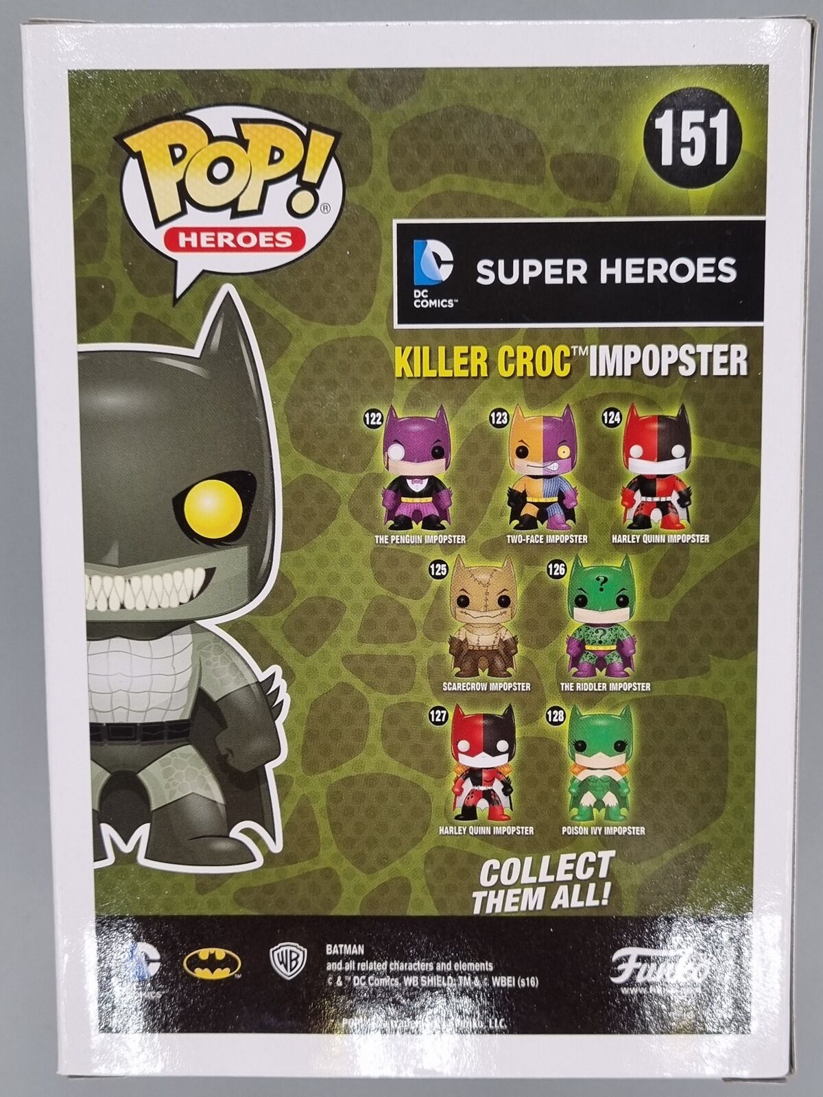#151 Killer Croc Impopster - DC Pop Heroes Funko POP