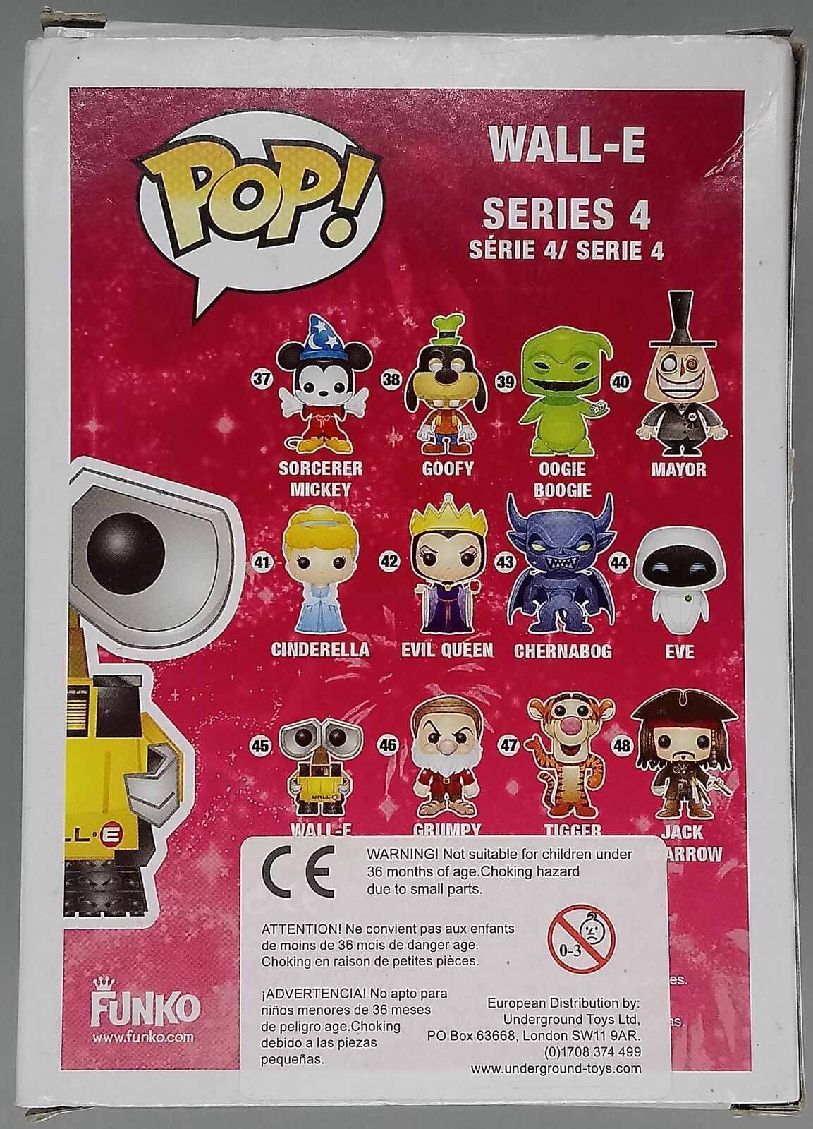 #45 WALL-E - Disney Wall-E - Box Damaged Funko POP