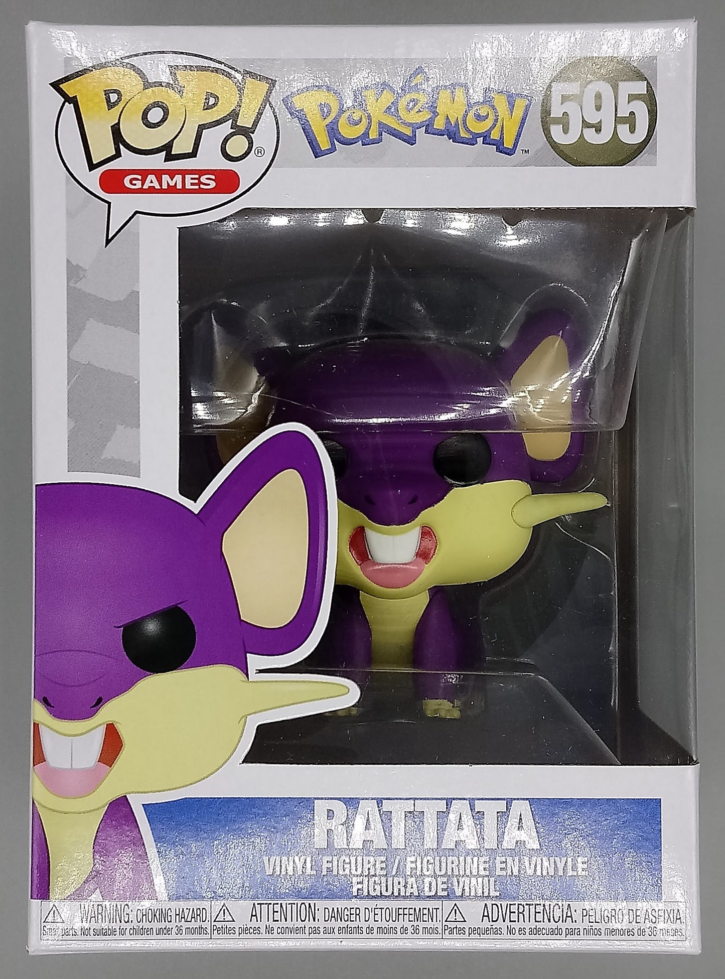 #595 Rattata - Pokemon - Brand New Funko POP in Protector