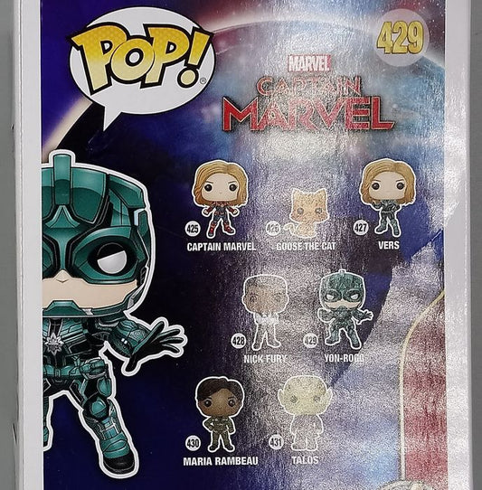 #429 YonRogg (Star Commander) Marvel Captain Marvel Box Damaged Funko POP