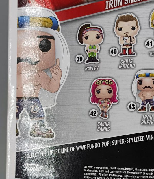 #43 Iron Sheik - WWE - Box Damaged Funko POP