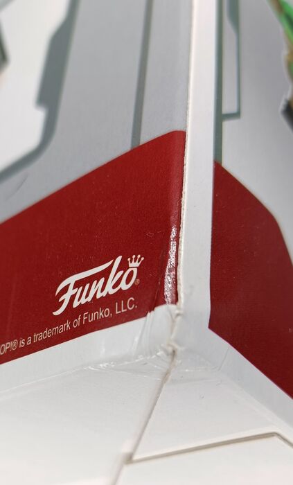 #465 Grogu (with Cookies) Flocked Star Wars - Box Damaged Funko POP