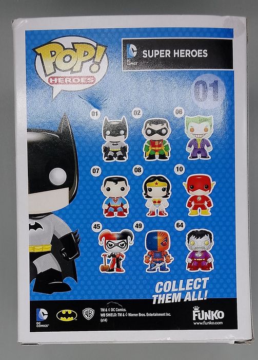 #01 Batman (DC Super Heroes) - Box Damaged Funko POP