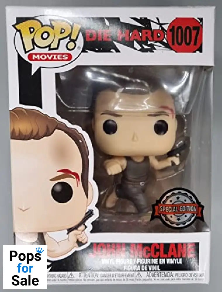 1007 John McClane (Dirty) - Die Hard - Funko POP - Box Damaged