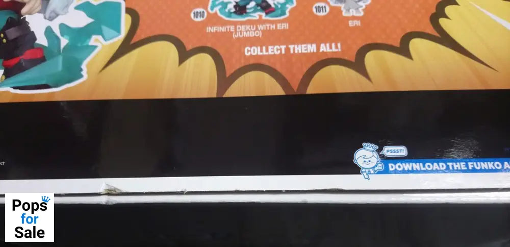 1010 Infinite Deku with Eri - 10 Inch - My Hero Academia Funko POP - Box Damaged
