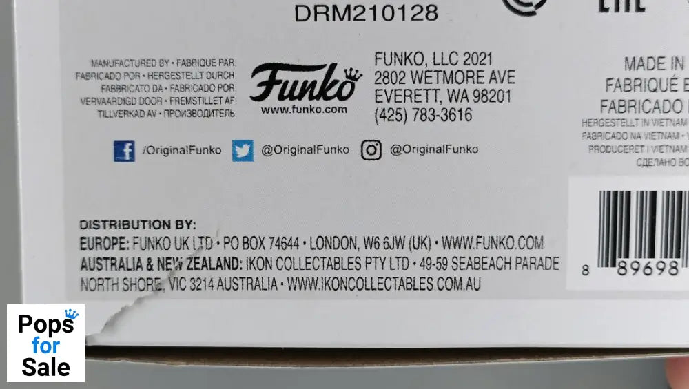 1020 Battle-Ready Kong - Godzilla Vs Kong - Funko POP - Box Damaged