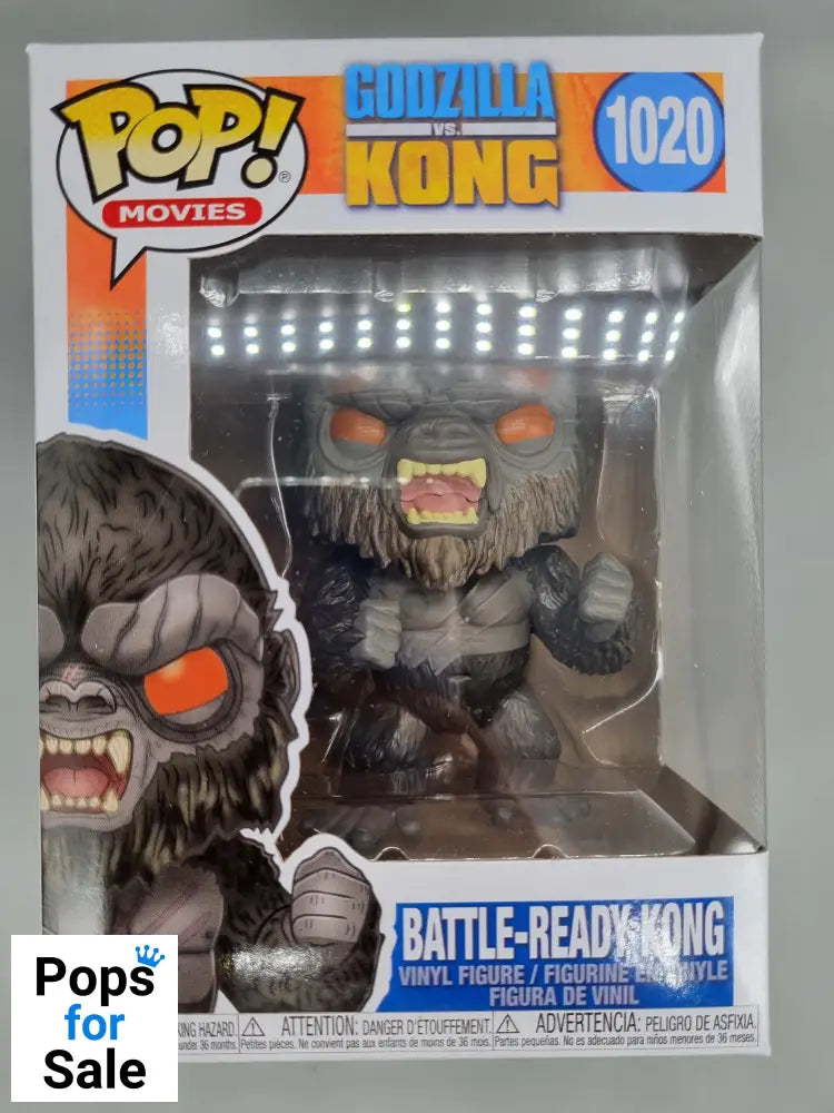 1020 Battle-Ready Kong - Godzilla Vs Kong Funko POP