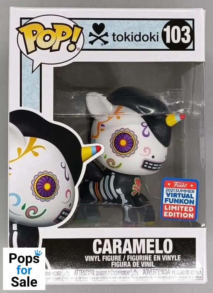 #103 Caramelo VFK21 Con Sticker - Tokidoki Funko POP