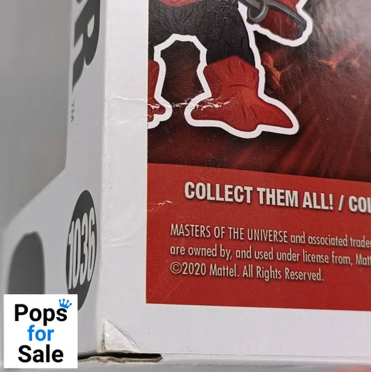 1036 Ninjor - Masters of the Universe - 2020 Con Funko POP - Box Damaged
