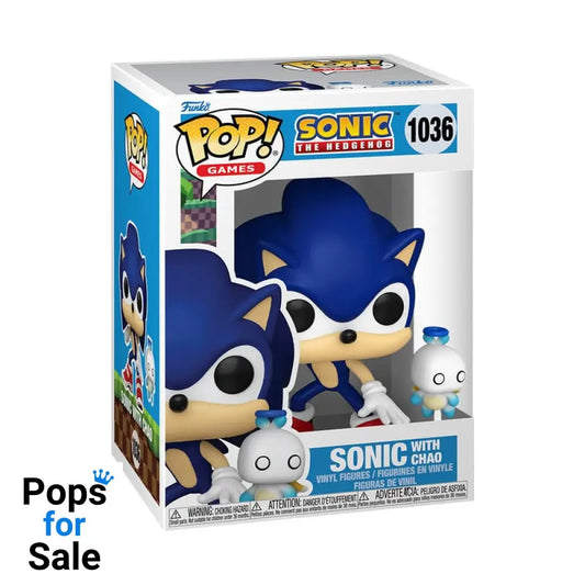 1036 Sonic with Chao - Sonic The Hedgehog Funko POP - Brand New