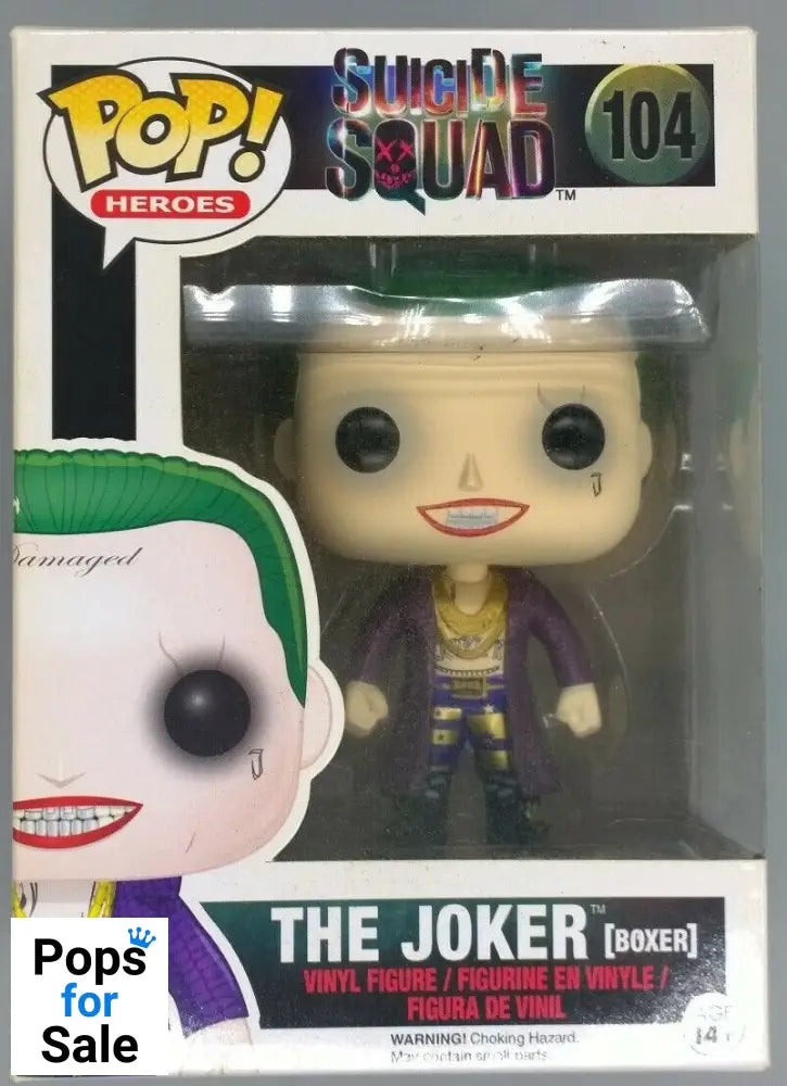 #104 The Joker (Boxer) - DC Suicide Squad Funko POP