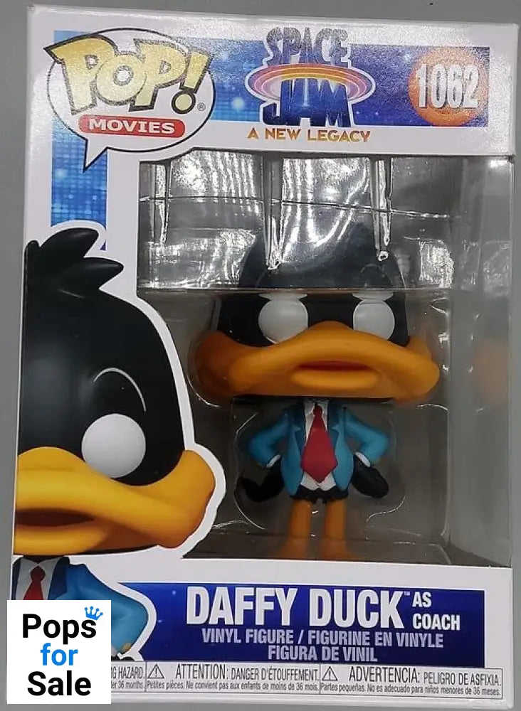 1062 Daffy Duck (as Coach) - Space Jam Funko POP - Box Damaged