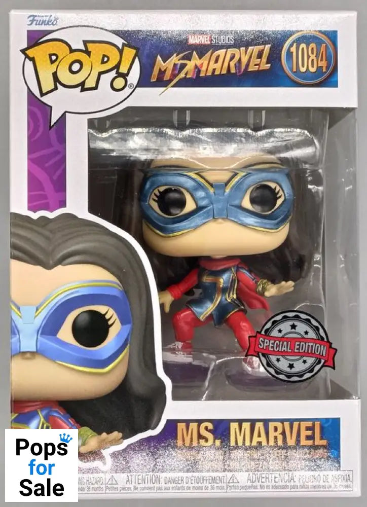 #1084 Ms. Marvel (w/ Platforms) - Marvel Ms. Marvel Funko POP