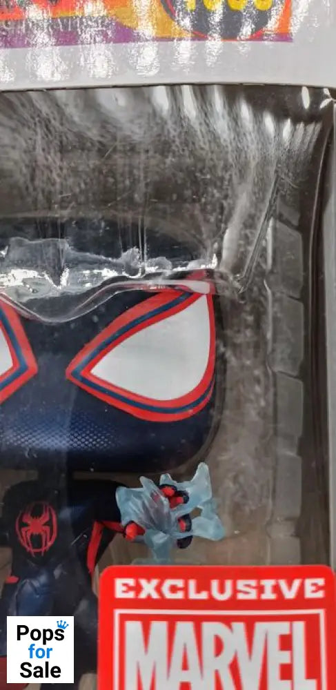 #1090 Spider-Man (w/ Electricity) Marvel Spider-Verse Box Damaged Funko POP
