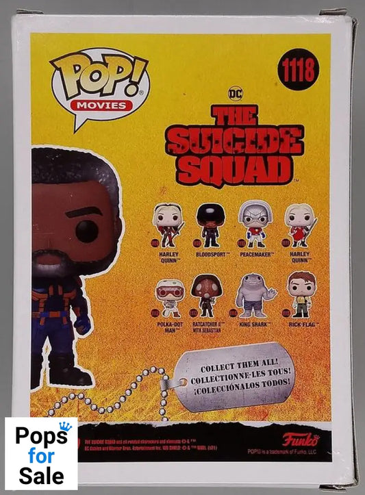 #1118 Bloodsport (Unmasked) The Suicide Squad Box Damaged Funko POP