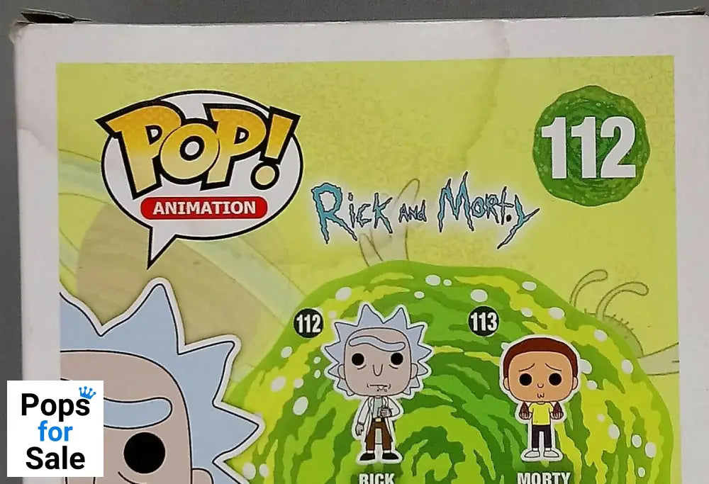 112 Rick - Rick and Morty - Box Damaged Funko POP