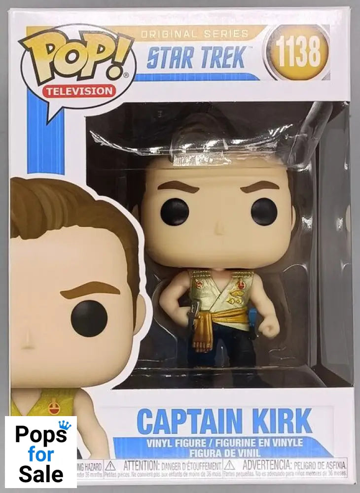 #1138 Captain Kirk (Mirror, Mirror) - Star Trek Original Series Funko POP