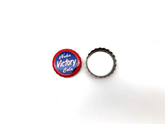 Fallout NUKA VICTORY GLASS BOTTLE & CAP Merchandise