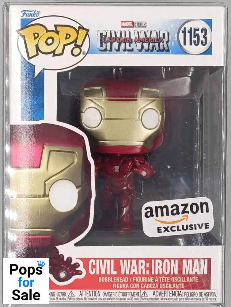 1153 Civil War: Iron Man - Marvel Captain America Civil War Funko POP