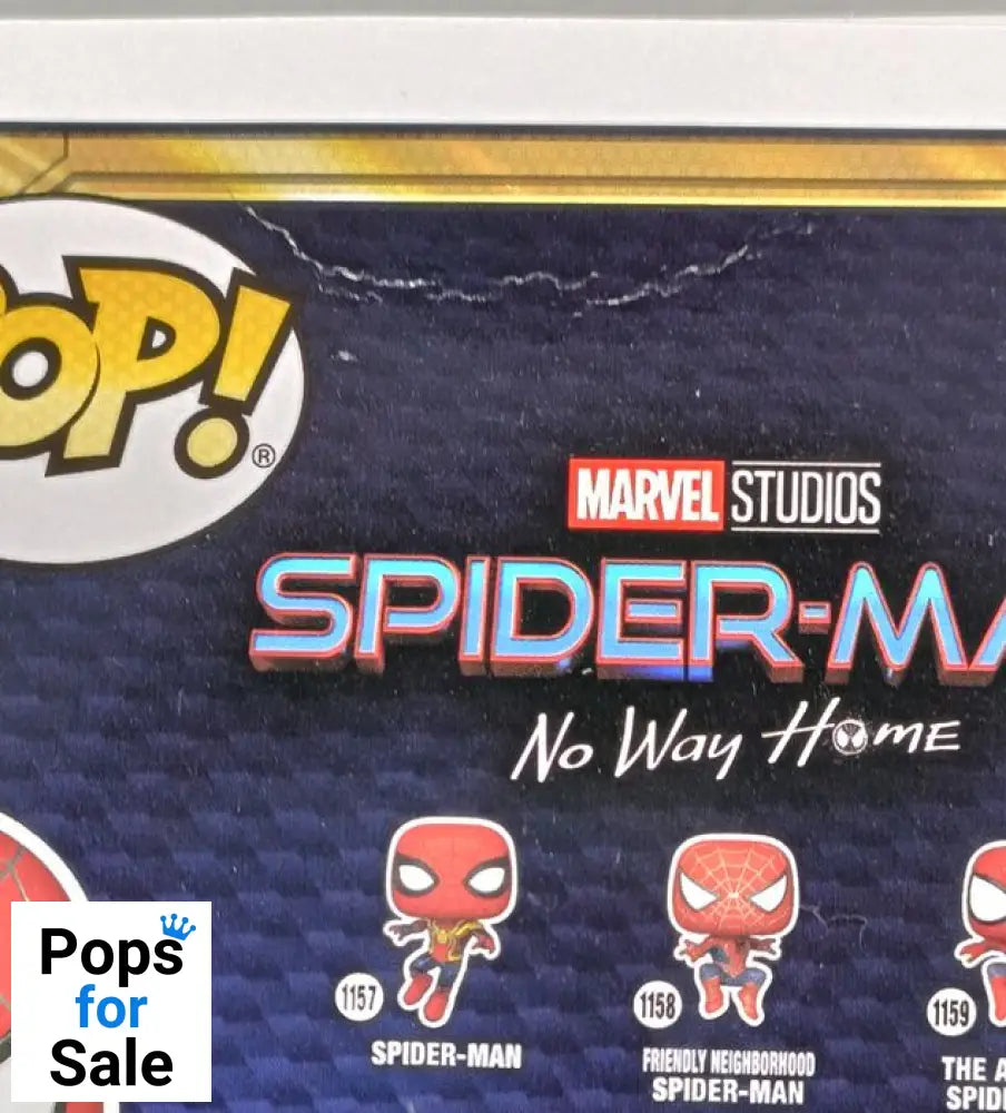 #1158 Friendly Neighborhood Spider-Man Marvel No Way Box Damaged Funko POP