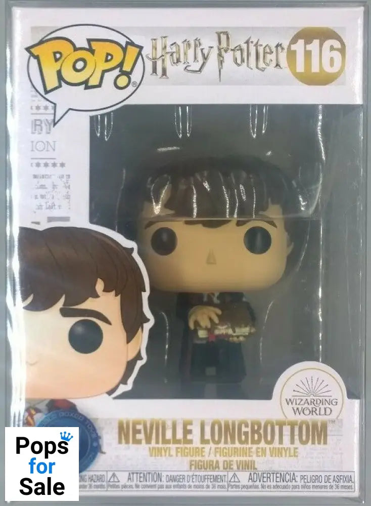 #116 Neville Longbottom (w/ Monster Book) - Harry Potter Funko POP