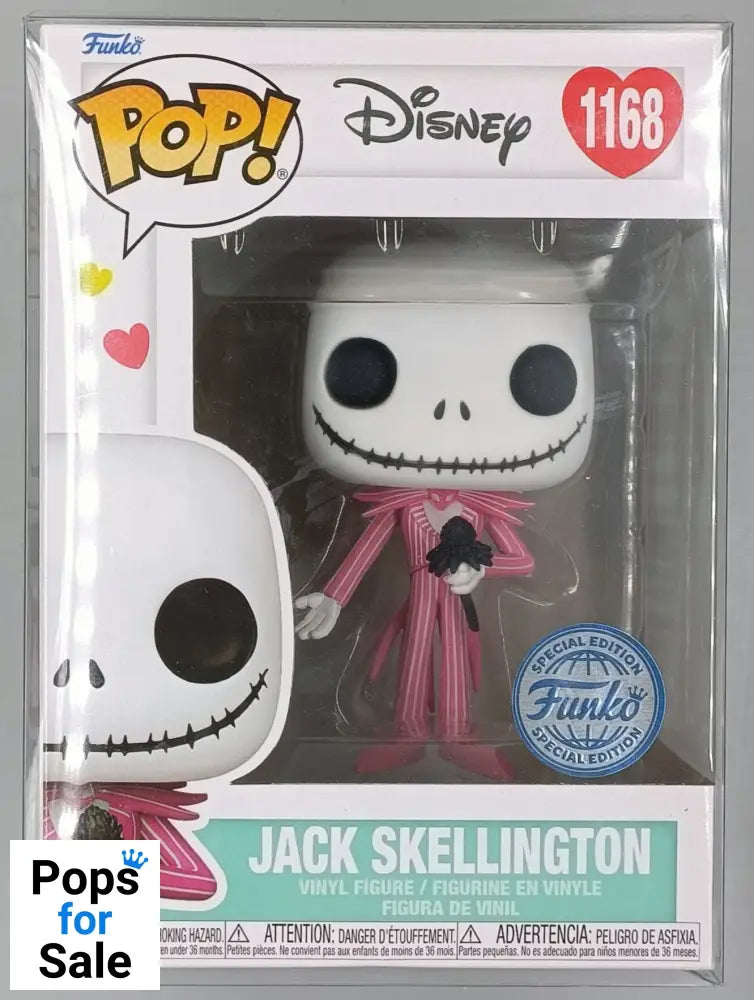 1168 Jack Skellington (Pink) Disney The Nightmare Before Christmas Funko POP