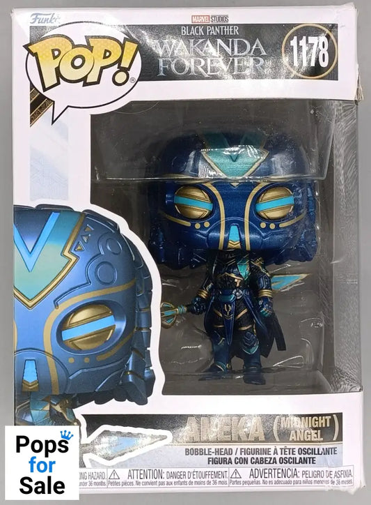 1178 Aneka (Midnight Angel) Marvel Wakander Forever Funko POP - Box Damaged