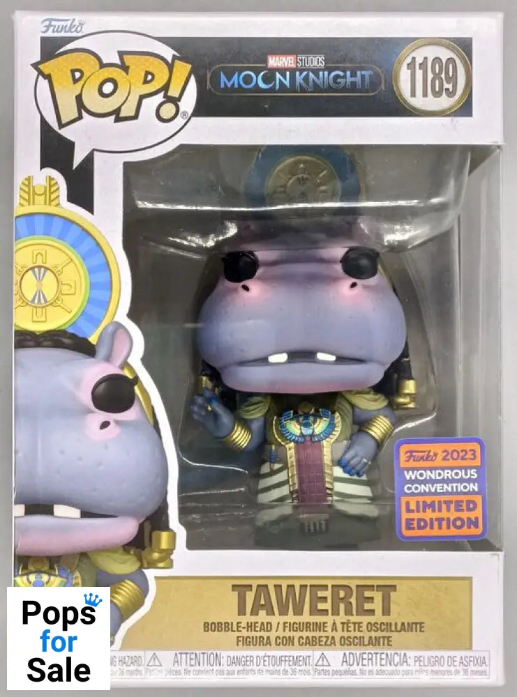 #1189 Taweret - Marvel Moon Knight - 2023 Con Funko POP