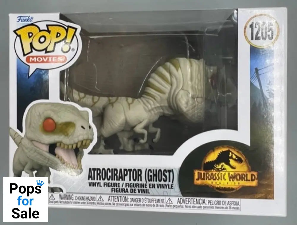 1205 Atrociraptor (Ghost) - Jurassic World Dominion Funko POP
