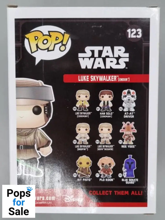 123 Luke Skywalker (Endor) - Star Wars - Funko POP