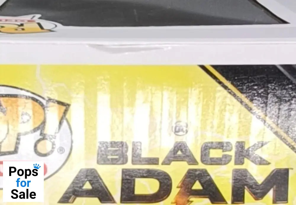 1239 Black Adam on Throne - Deluxe Movies Black Adam Funko POP - Box Damaged