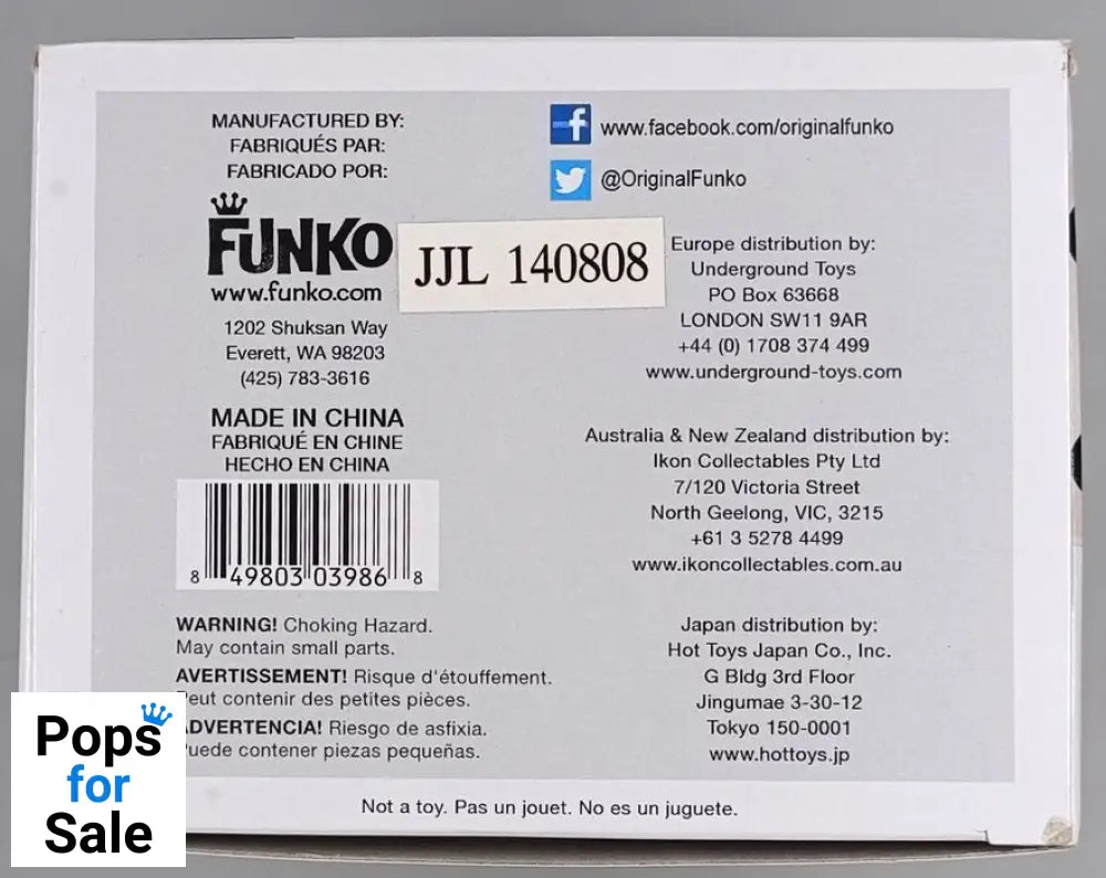 125 Spike (Vampire) - Chase - Buffy the Vampire Slayer Funko POP - Box Damaged