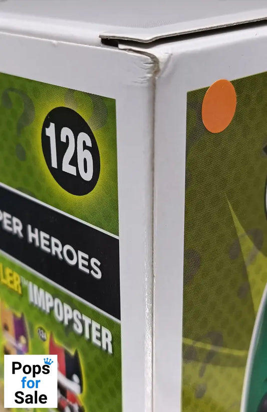#126 The Riddler Imster - Heroes - DC Super Heroes Box Damaged Funko POP