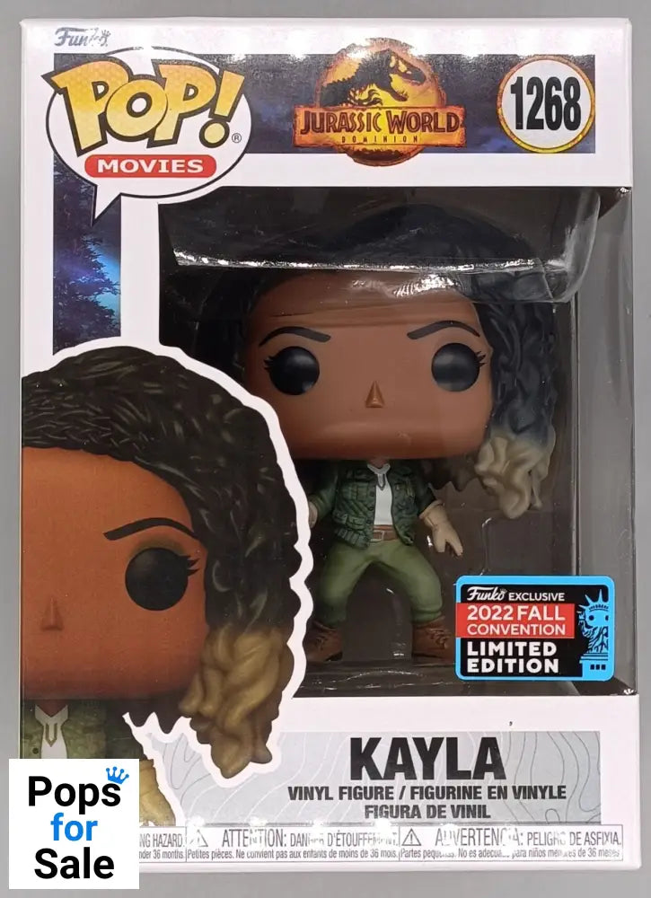 1268 Kayla - Jurassic World - 2022 Con Funko POP