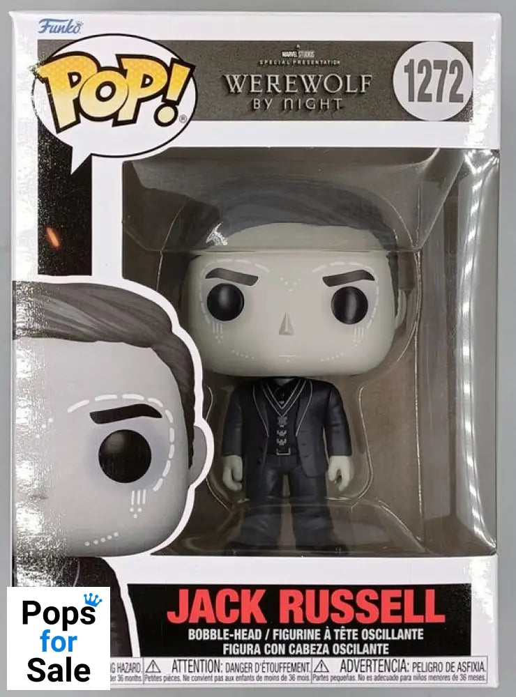 #1272 Jack Russell - Marvel - Werewolf By Night - Brand New Funko POP in Protector